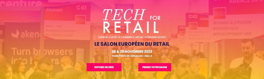 bannière Tech for Retail 2023