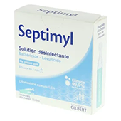 Medisafe _ Soins antiseptiques Chlorhexidine 0.5% en boite de 10 unidoses de 5ml Septimyl
