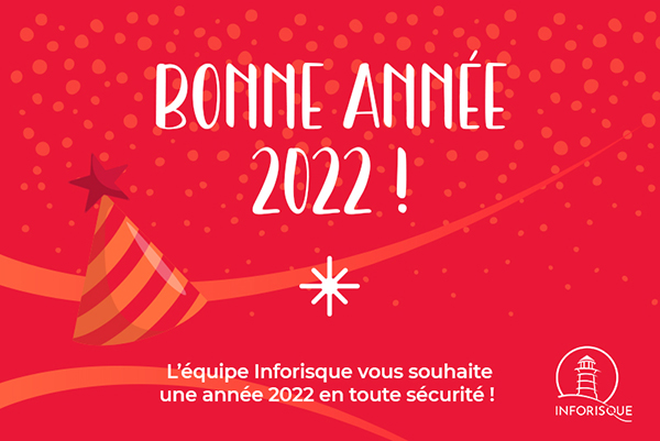 Inforisque vous souhaite une bonne année 2022