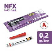 Drivecase _ Ethylotest Ethylotest neutre NFX - Taux 0,2 g/l