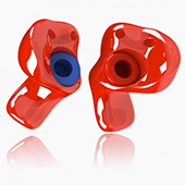 EarSonics _ Protection Auditive Moulée Sur-Mesure EARPAD ® SMH PRO Rouge